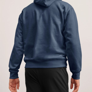 Men's new arrival brushed cotton fleece hooded sweatshirts with kangaroo pockets