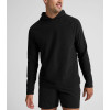 Men's long sleeve hooded sports tees light weight stretchy training hoodies