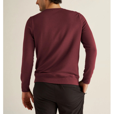 Crew neck slim fit cotton pullover men's classic sweatshirts