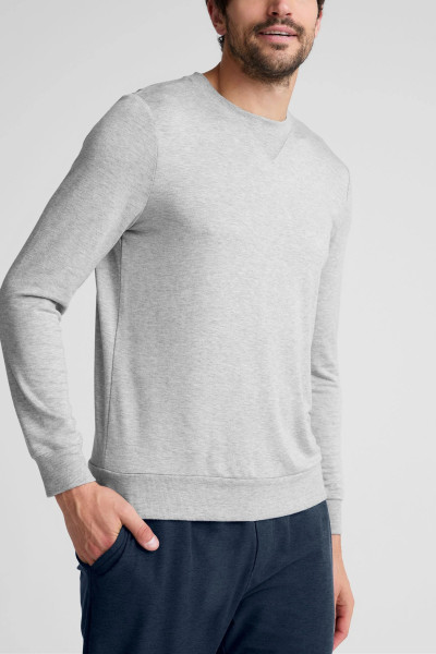 Crew neck slim fit cotton pullover men's classic sweatshirts