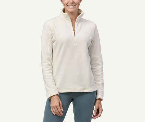 High neck polar fleece 1/4 zip sweatshirts women's long sleeve zipper pullover