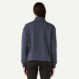 Classic french terry athleisure sweatshirts women's drop shoulder pullover