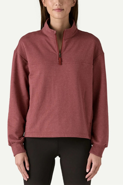 Classic french terry athleisure sweatshirts women's drop shoulder pullover