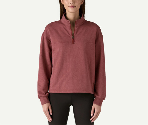 Classic french terry athleisure sweatshirts women's drop shoulder pullover