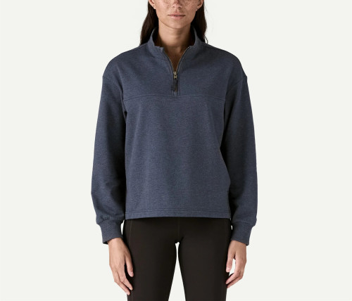 Classic french terry athleisure sweatshirts women's drop shoulder pullover