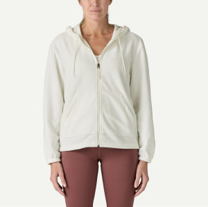 Women's winter full zip fleece hoodies with kangaroo pockets zipper up hooded jackets