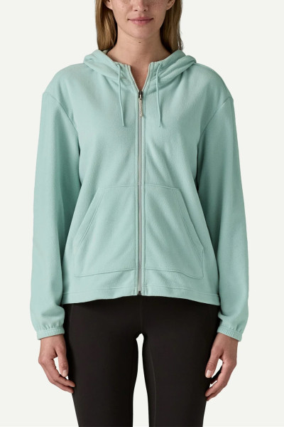 Women's winter full zip fleece hoodies with kangaroo pockets zipper up hooded jackets