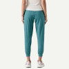Women's elastic waist slim fit joggers with side pockets ankle length running sweatpants
