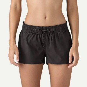 Women's mid waist woven shorts with hidden pockets lightweight running shorts