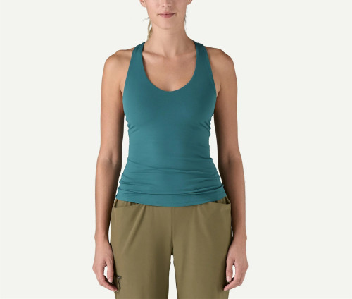 Women's moisture wicking padded racerback sports tank slim fit moisture wicking tank top