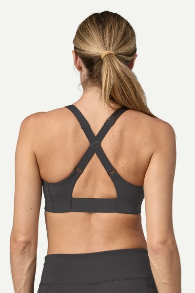 women's medium support back cross sports bra with removable paddings