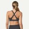 women's medium support back cross sports bra with removable paddings