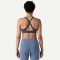 women's medium support back cross sports bra with removable paddings