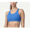 women's medium support back cross sports bra with removable paddings