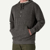 Men's heavy weight relaxed fit hooded sweatshirts with kangaroo pockets