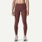Women's form fitting 7/8 length fitness tights with side pockets