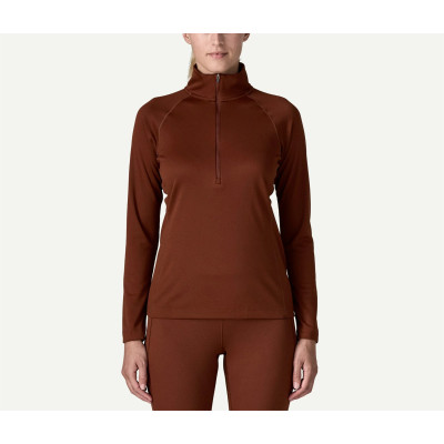 Women's Mid weight Long sleeve slim fit half zipper training t shirts