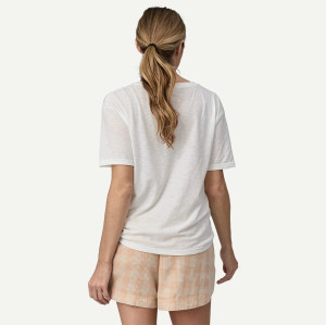 Women's light weight v neck short sleeve t shirts breathable relaxed fit gym top