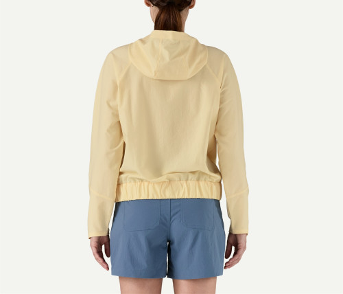 Women's light weight sun protect hoodie with zipper pockets