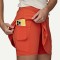 Women's basic style double layer flowy skirts with side pockets light weight moisture wicking active skirts