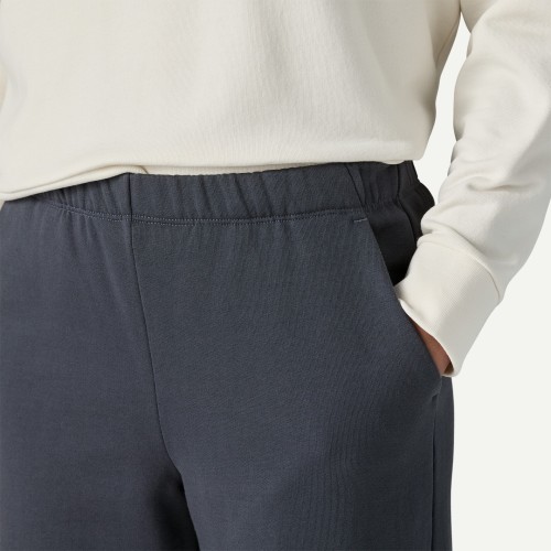 Women's classic fit cotton blend wide leg pants with side pockets