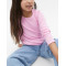Girls long sleeve basic tee crew neck ribbed t shirts