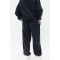 Girls piped sweatpants with pockets relaxed fit cotton fleece running joggers