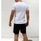 Men's light weight short sleeve slim fit t shirts breathable gym tees