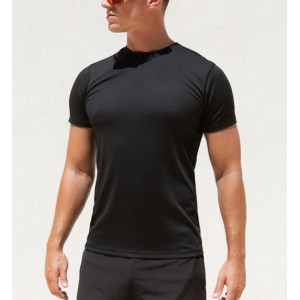 Men's light weight short sleeve slim fit t shirts breathable gym tees