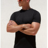 Men's light weight short sleeve slim fit t shirts breathable gym tees