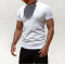 Men's light weight short sleeve slim fit t shirts breathable gym tees