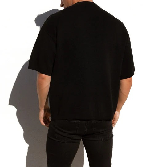 Men's 100%cotton oversized t shirts crew neck short sleeve tees