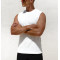 Crew neck musle tank for men slim fit sleeveless cotton top