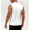 Crew neck musle tank for men slim fit sleeveless cotton top