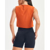 Women's light weight crew neck sleeveless crop top full back breathable tank top