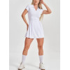 Women's new arrival polo neck sports dress with built in shorts short sleeve golf clothing