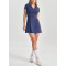 Women's new arrival polo neck sports dress with built in shorts short sleeve golf clothing