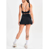 Women's high waist A line tennis skirts with built in shorts