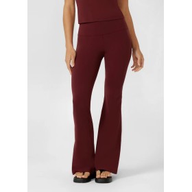 High waist athleisure style flared sports leggings butt lifting flattering yoga pants for women
