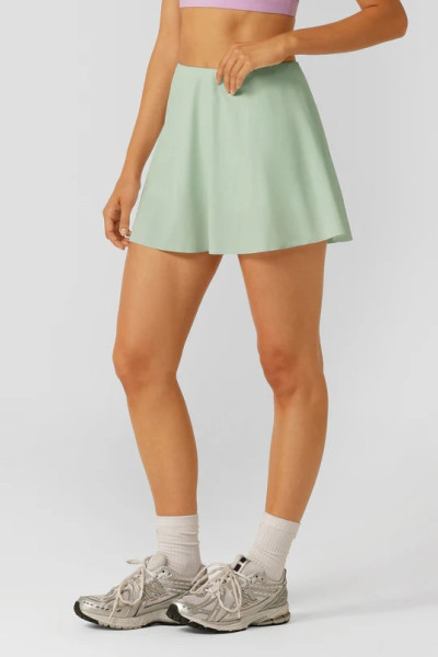 Women's lightweight flowy active skorts versatile athleisure skirts with built in shorts