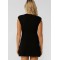 New arrival sleeveless cotton rib mini dress flattering loungewear