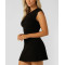 New arrival sleeveless cotton rib mini dress flattering loungewear