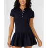 Women's one piece polo neck golf dress slim fit lightweight tennis clothing