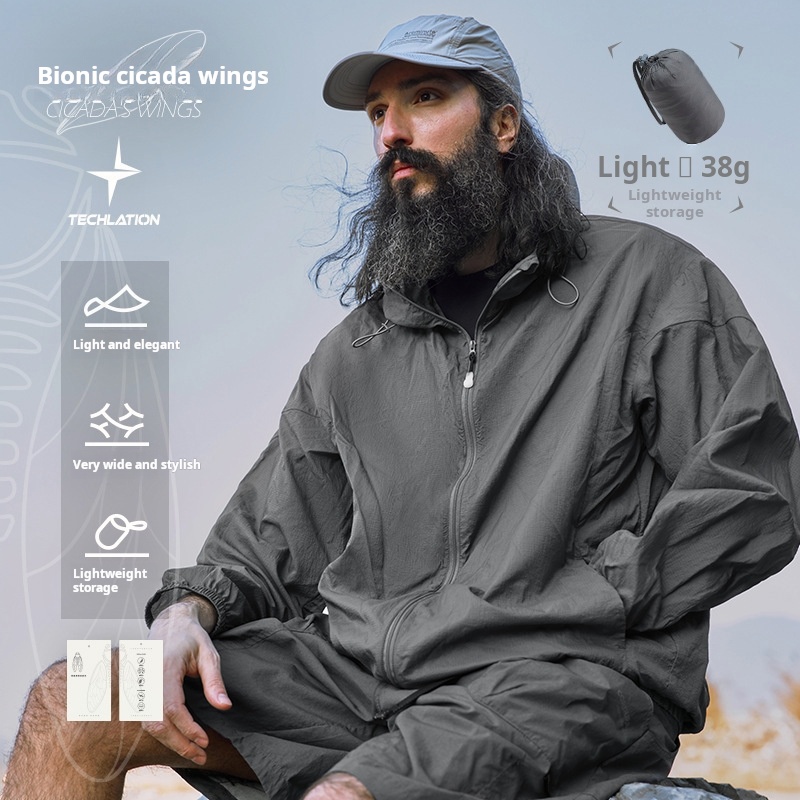 UPF 50+ sun-protection hoodie