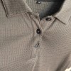 Athletic Waffle Textured Solid Blank Quick Dry Sweat Wicking Lapel Golf Tennis Sport Lightweight