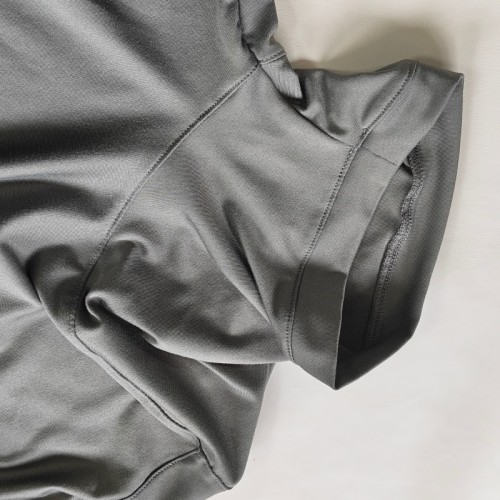Athletic Waffle Textured Solid Blank Quick Dry Sweat Wicking Lapel Golf Tennis Sport Lightweight