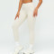 High Waist Yoga Pants Women Seamless Scrunch Booty Leggings Contrast Piping Gym Fitness Tights