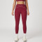 High Waist Yoga Pants Women Seamless Scrunch Booty Leggings Contrast Piping Gym Fitness Tights