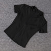 Women Full Zip Stand Collar Yoga Jacket Short Sleeve Curved Seam Slim Fit Quick Dry Workout Sports Top