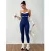 Women's Quick Dry Fitness Yoga Bodysuit Tight Outdoor Sports One-Piece Comfortable Yoga Top